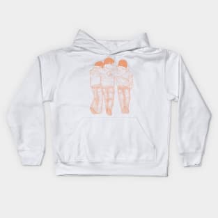 Brothers Walk Together Kids Hoodie